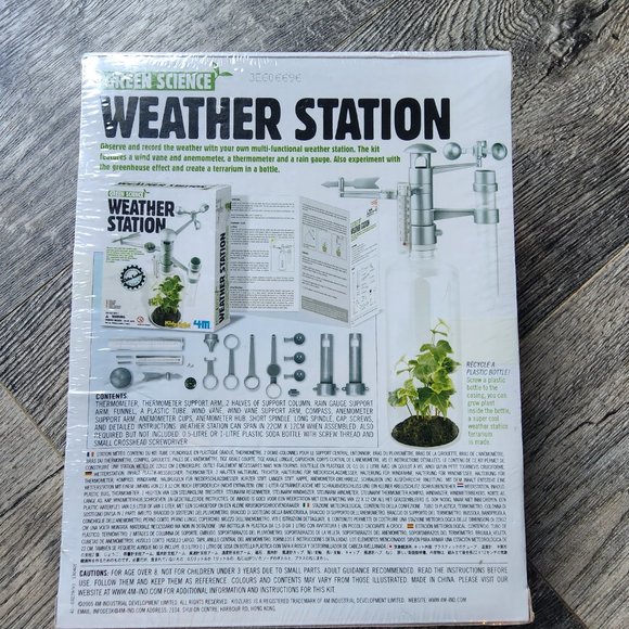 Green Science NIB Weather Station Kidz Labs Fun Science Products STEM - Picture 2 of 5